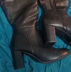 Thigh High Leather Boots